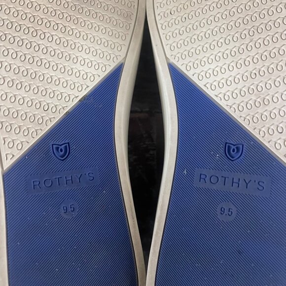 Rothys Womens Casual Knit Slip On Sneaker Size 9.5 Comfort Travel Minimalist - Picture 10 of 11